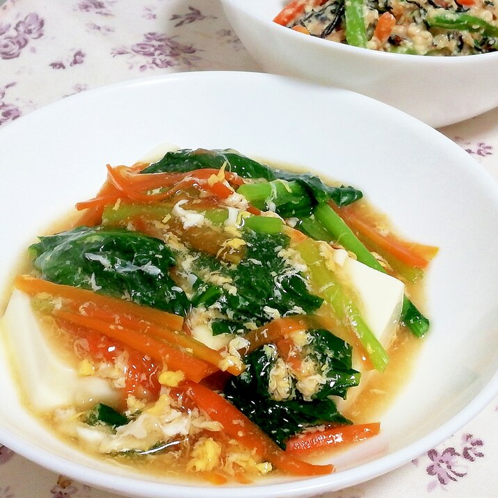 簡単 ヘルシー 豆腐の彩り野菜あんかけ レシピ 作り方 By かっぺ4217 楽天レシピ 簡単 ヘルシー 豆腐の彩り野菜あんかけ レシピ 作り方 By かっぺ4217 楽天レシピ
